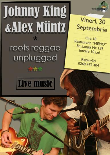 poze concert reggae johnny king alex muntz