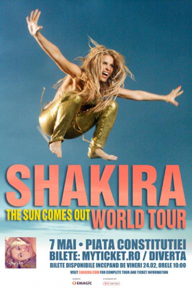 poze concert shakira la bucuresti