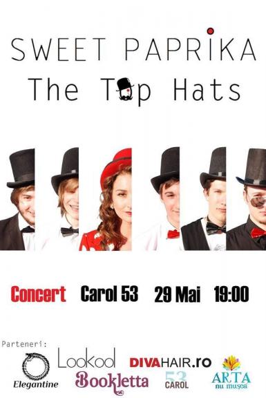 poze concert sweet paprika si the top hats la carol 53