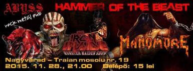 poze concert the iron inside si manomore abyss rock metal