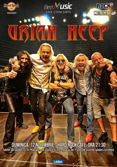 poze concert uriah heep hard rock cafe