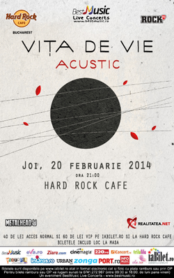 poze concert vita de vie in hard rock cafe