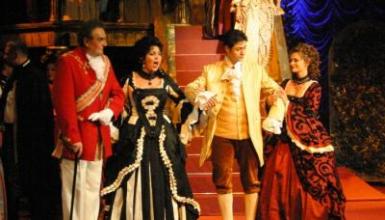 poze  contesa maritza la teatrul national de opereta