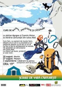 poze curs de munte speologie si catarare
