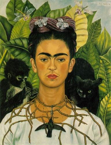 poze curs de pictura in tempera frida kahlo