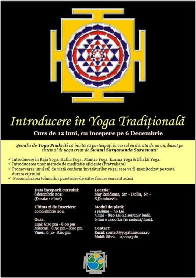 poze curs introductiv de yoga traditionala