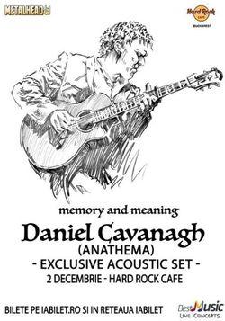 poze daniel cavanagh anathema concert extraordinar hard rock cafe