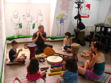 poze dansul umbrelor workshop pentru copii