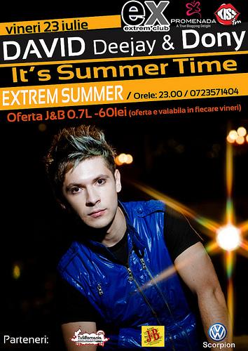 poze david deejay dony in extrem summer club