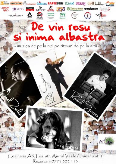 poze  de vin rosu si inima albastra concert live