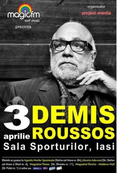 poze concert demis roussos la iasi anulat