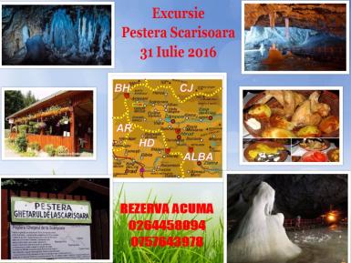 poze excursie pestera scarisoara 31 iulie 2016 