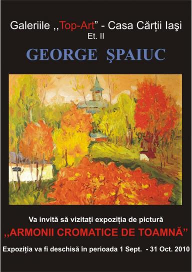 poze george spaiuc expozitie de pictura la iasi casa cartii