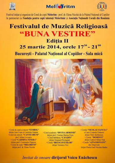 poze festivalul de muzica religioasa buna vestire 