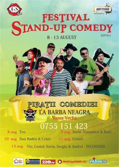 poze festivalul de stand up comedy piratii comediei din vama veche