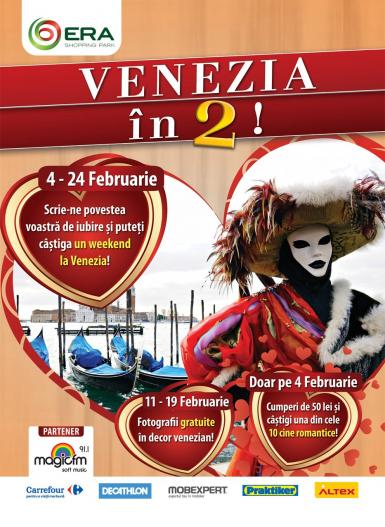 poze fotografii gratuite in decor venetian in luna iubirii la era park