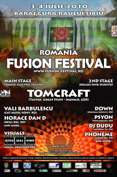 poze fusion festival romania baraj gura raului sibiu