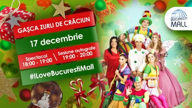 poze ga ca zurli intr un spectacol de craciun la bucure ti mall