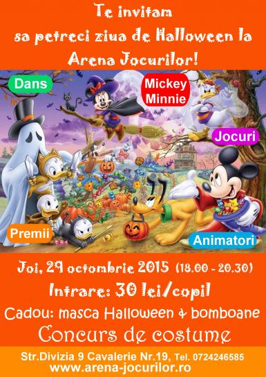 poze halloween la arena jocurilor