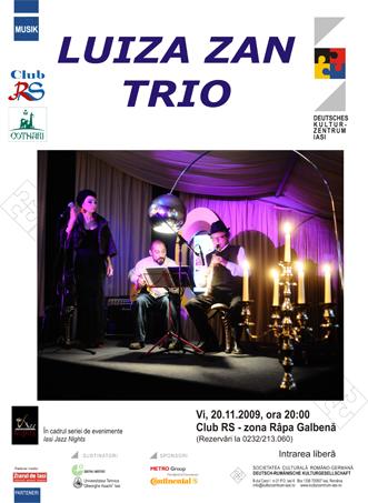 poze iasi jazz nights luiza zan trio