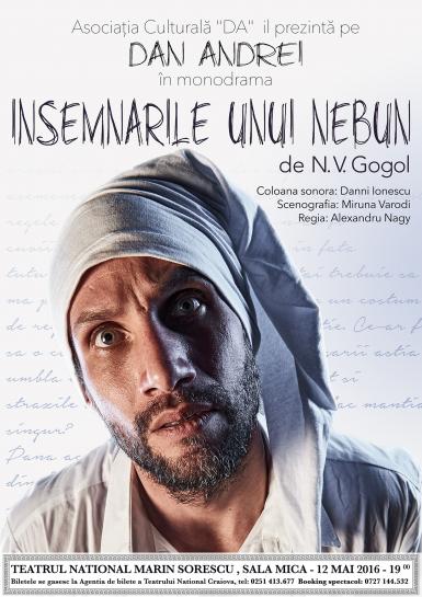 poze insemnarile unui nebun de nv gogol cu dan andrei