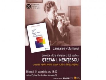 poze lansarea volumului scrieri de istoria artei si de critica plastica de stefan nenitescu