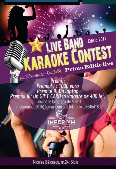 poze live band karaoke contest