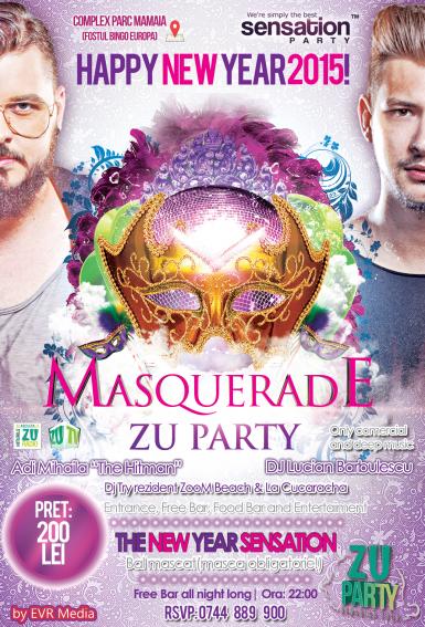 poze masquerade party revelion 2015