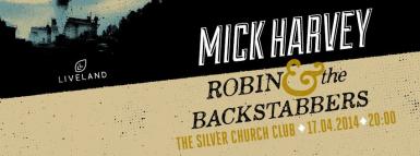 poze mick harvey si robin and the backstabbers la the silver church