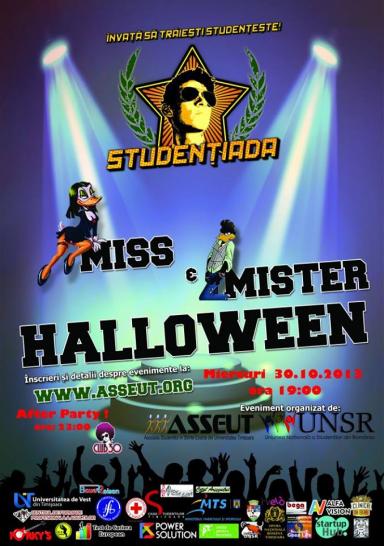 poze miss mister halloween studentiada 2013