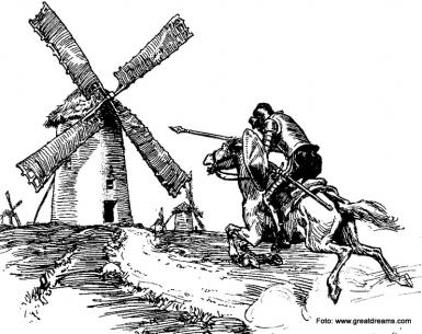 poze morile de vant ale lui sancho panza