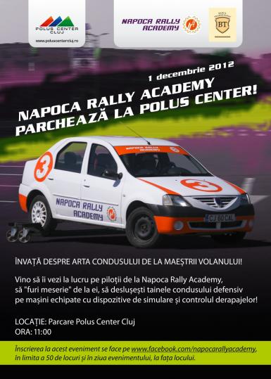 poze napoca rally academy parcheaza la polus center