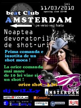 poze noaptea devoratorilor de shoturi in amsterdam beat club