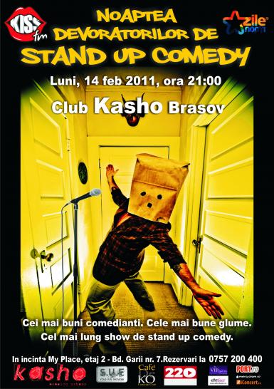 poze noaptea devoratorilor de stand up comedy brasov