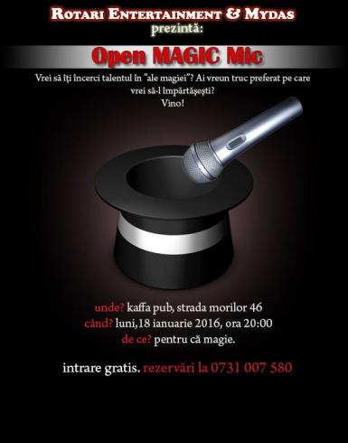poze  open magic mic kaffa pub