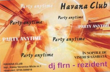 poze party anytime in havana club 
