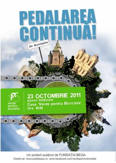 poze pedalarea continua pe 23 octombrie 2011
