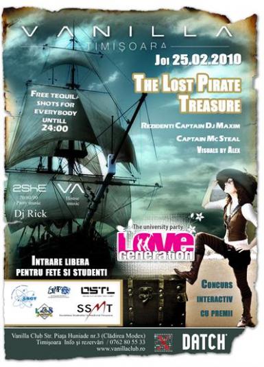 poze petrecere love generation student night the lost pirate treasure timisoara