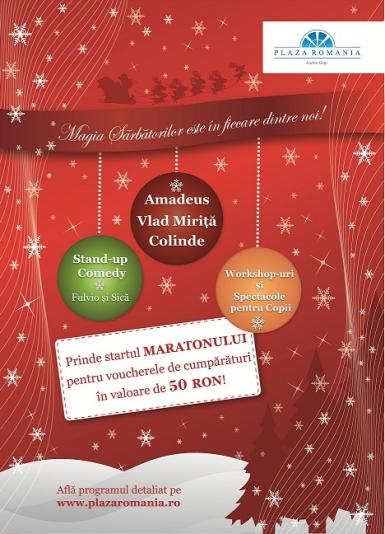 poze plaza romania da start ul maratonului cumparaturilor 