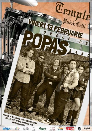 poze popas band live show temple pub grill