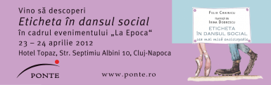 poze premiera pe pia a editoriala romaneasca eticheta in dansul social