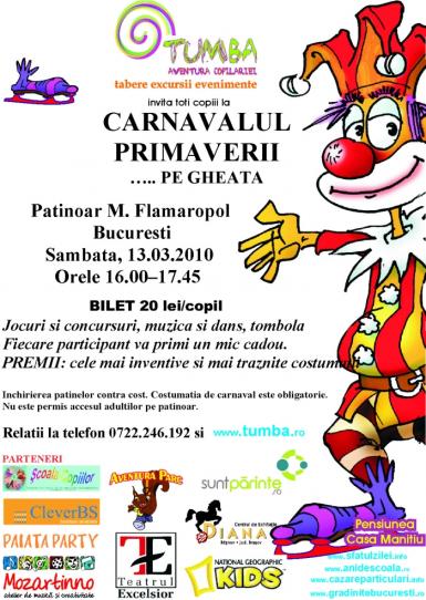 poze primul carnaval al primaverii pe gheata