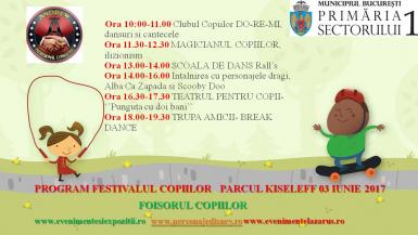 poze program festivalul copiilor parc kiseleff s1 buc 