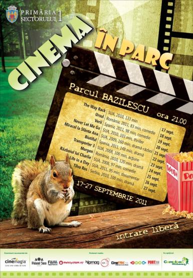 poze proiectul cinema in parc la bucuresti