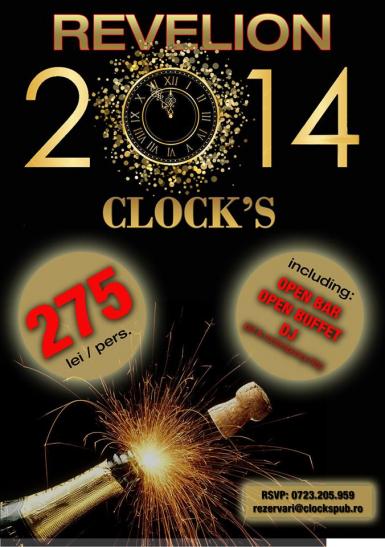 poze revelion 2014 la clock s pub