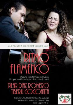 poze ritmo flamenco cu pilar diaz romero si tiberiu gogoanta la ceainaria cinci