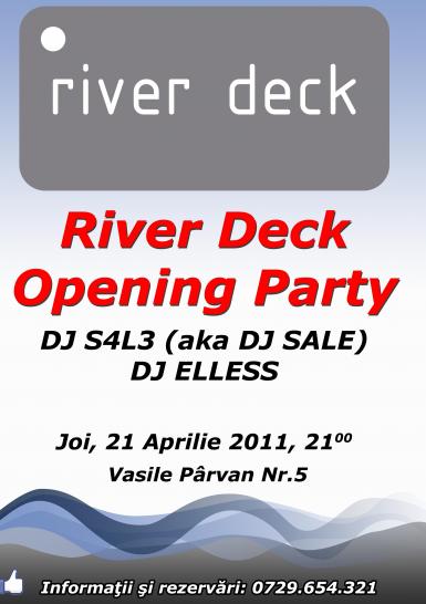 poze river deck opening party