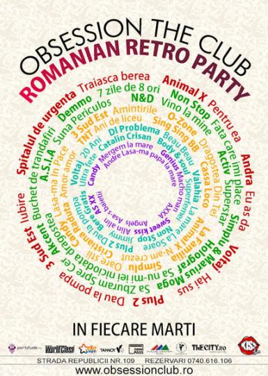 poze romanian retro party in obsession the club cluj