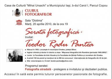 poze serata fotografica alaturi de teodor radu pantea