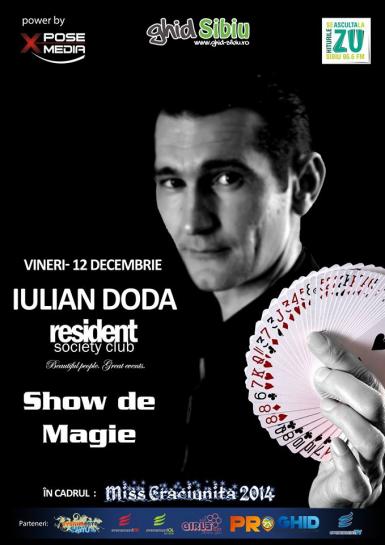 poze show de magie iulian doda sibiu